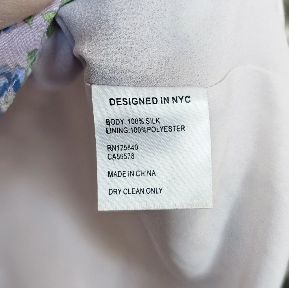 INTERMIX Floral Silk Mini Skirt - Picture 7 of 7